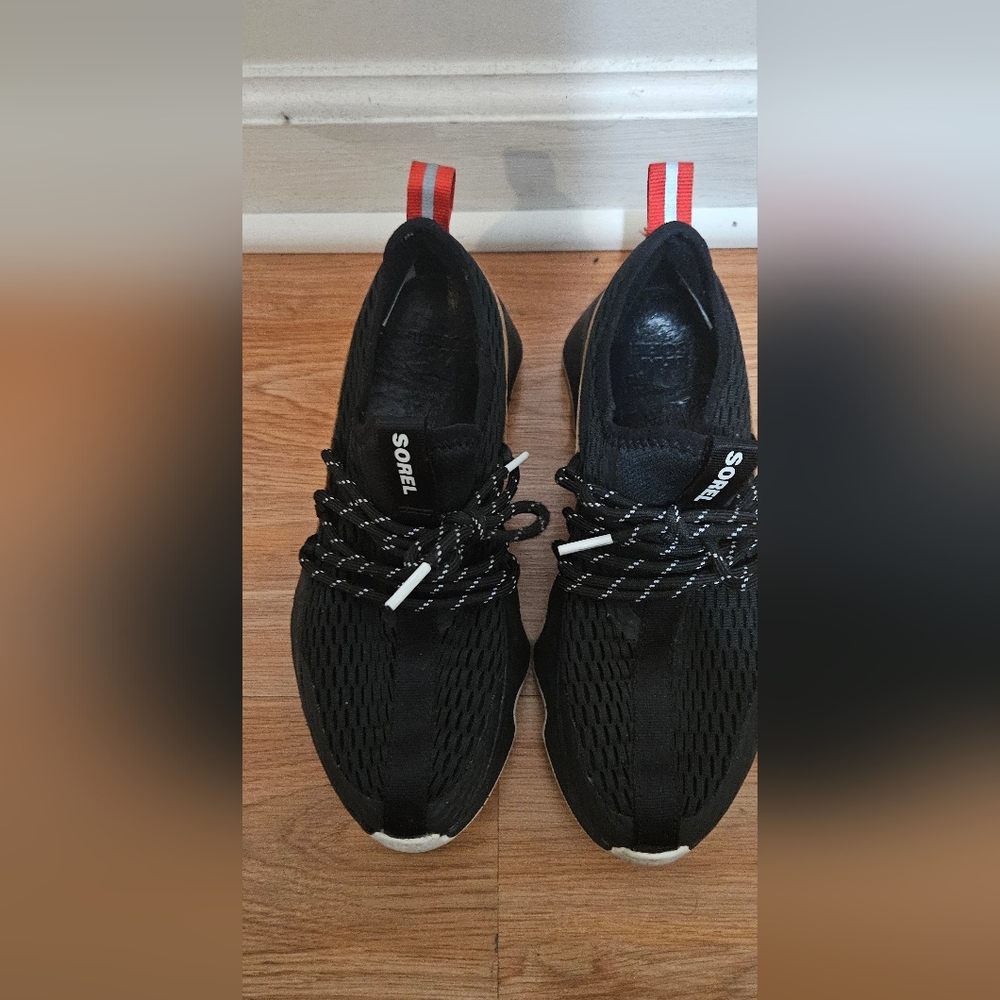Sorel Black Knit Sneakers